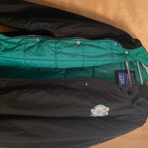 STARTER Other - VINTAGE 90's BOSTON CELTICS NBA THROWBACK STARTER PARKA HOODED JACKET XXL used